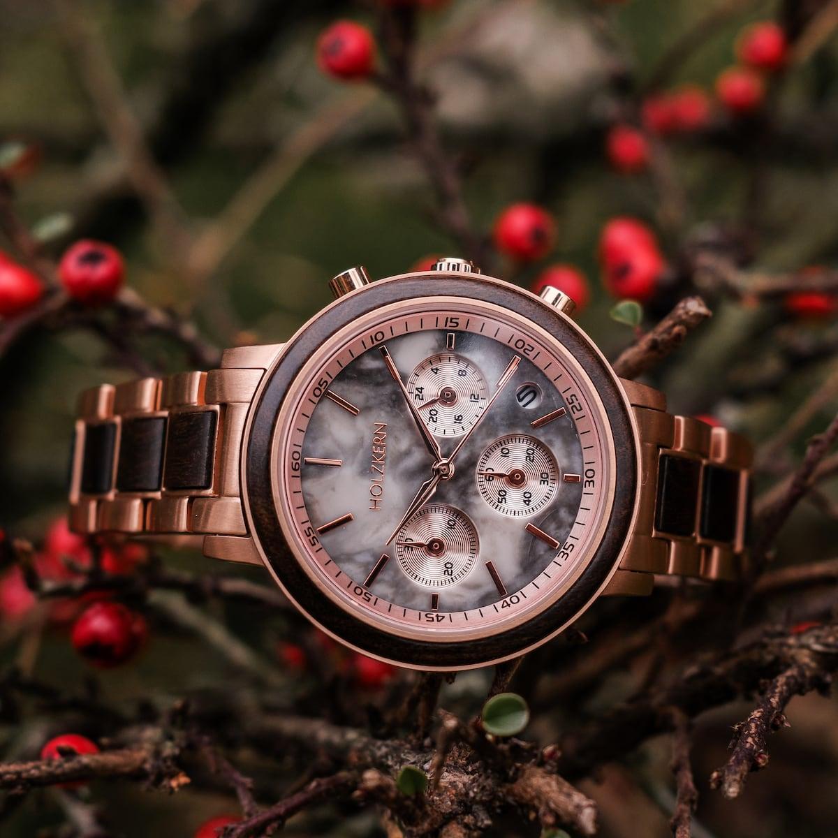 HOLZKERN | Calina Horizont Damen Chronograph